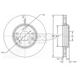 TOMEX Brakes Bremsscheibe